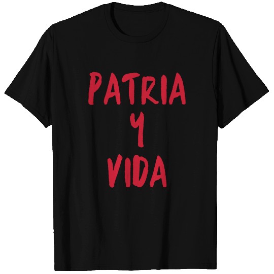 PATRIA Y VIDA (red graffiti version) T-shirt