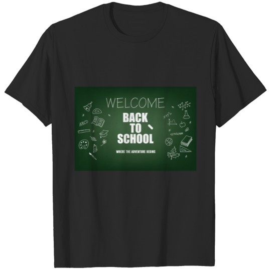 Discover Welcome Back to School where the adventure begins T-shirt