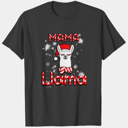 Fa La La Llama Christmas Shirt Funny Mama Llama Ma T-shirt
