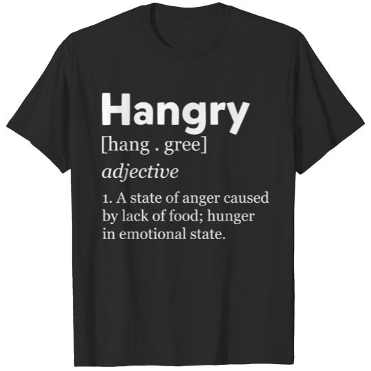 Hangry Definition T Shirt For Men Women Kids T-shirt