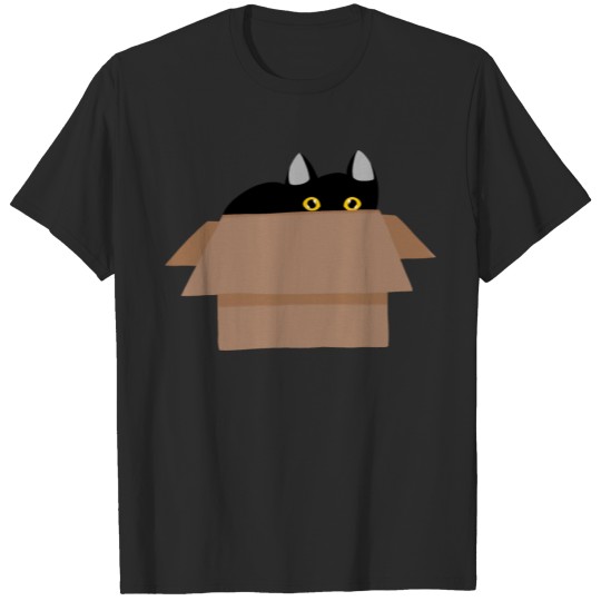 Discover Black Cat In Box T-shirt