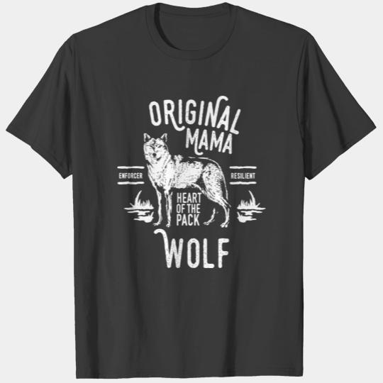 Mama Wolf Heart Of The Pack Mother'S Day Hoodie T-shirt