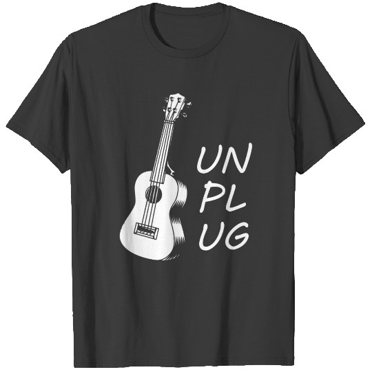 Acoustic Guitar Musician Unplug Enjoy Guitar Playe T-shirt