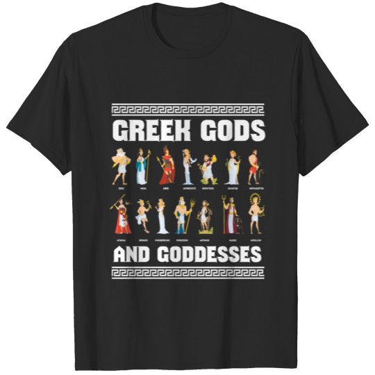 Greek Gods And Goddesses Greeks T-shirt