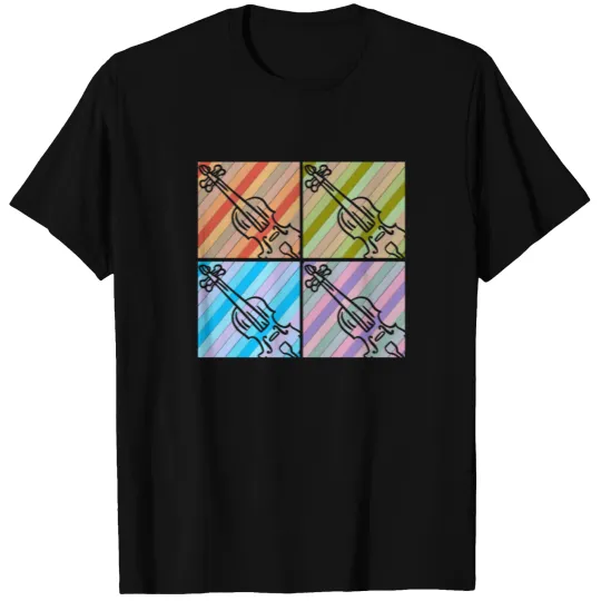 Violin Retro T-shirt