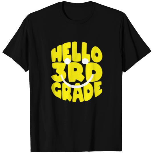 Back To School Hello 3rd Grade Third Grader T-shirt