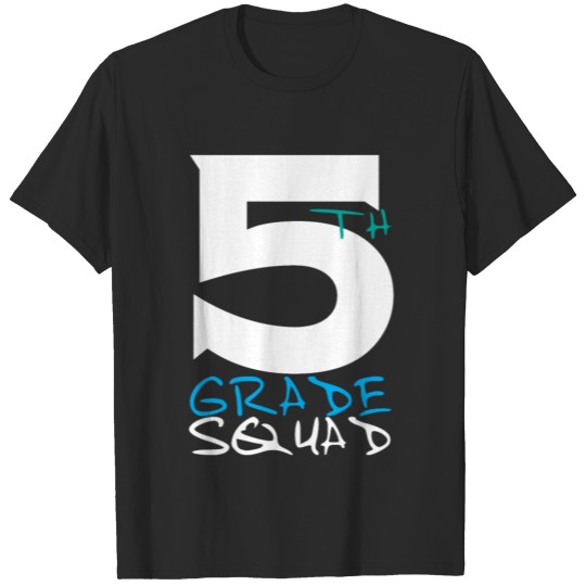 Discover Back To School 5th Grade Squad T-shirt