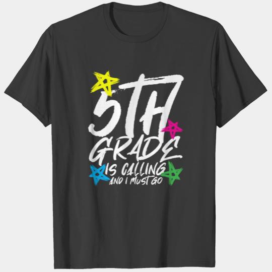 Back To School 5th Grade Fifth Grader T-shirt