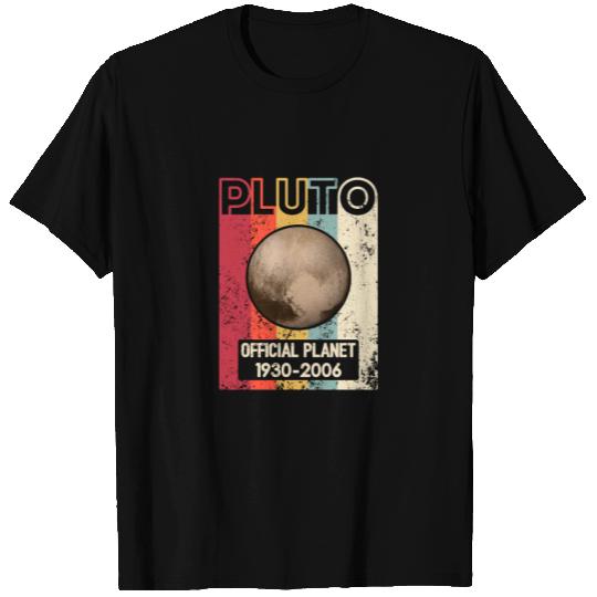 Vintage Official Planet Pluto Nerd Astronomy Space T-shirt