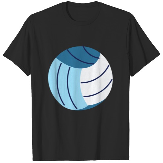 Discover Loose blue volleyball T-shirt