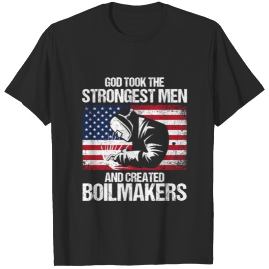 Discover Worker Tradesperson Steel Worker Boilermaker Gift T-shirt