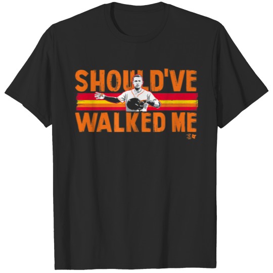 Discover Officially Licensed Alex Bregman Shouldve Walked M T-shirt