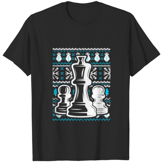 Discover Christmas Chess Player Checkmate Board Pieces Gift T-shirt