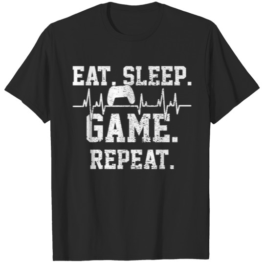 Discover Gaming Gamer Game Heartbeat Gift T-shirt