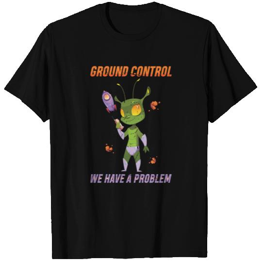 Aliens - Major Bowie We Have A Problem - Scientist T-shirt