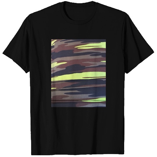 Camouflage Pattern Graphic T-shirt