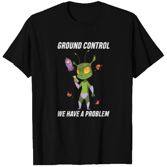 Aliens - Major Bowie We Have A Problem - Scientist T-shirt