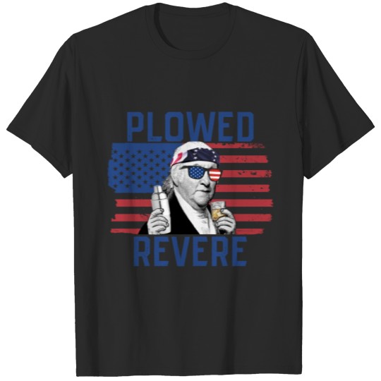 Discover Plowed Revere American Flag Paul Revere 4th July T-shirt