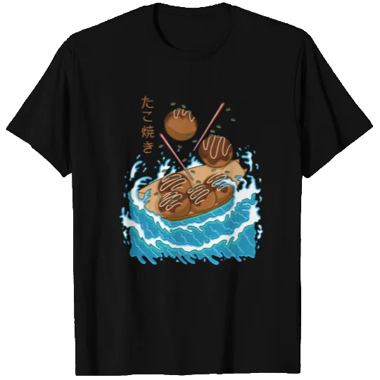Takoyaki in the Wave T-shirt