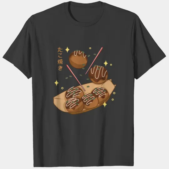 Kawaii Yummy Takoyaki T-shirt