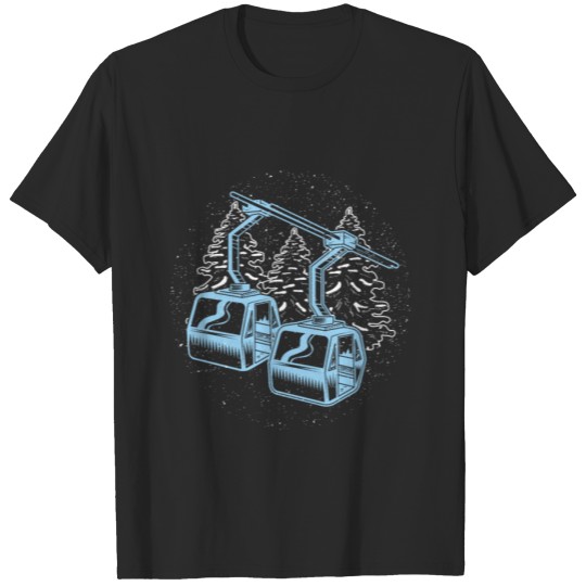 Discover Ski Station Winter Sports Mountain Skier Gift T-shirt