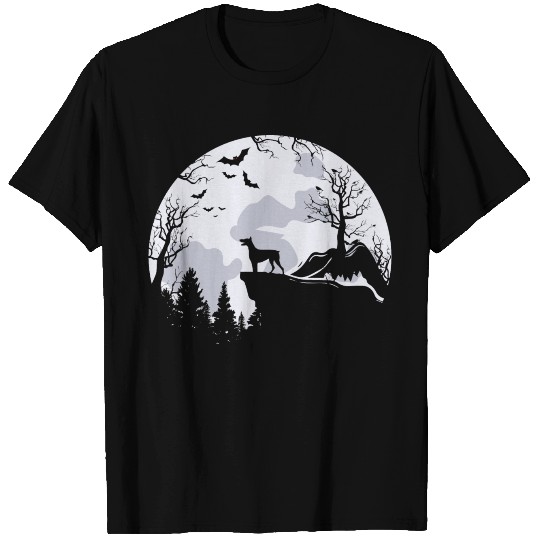 Dachshund And Moon Halloween T-shirt