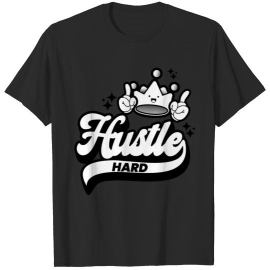 Discover HUSTLE HARD CROWN T-shirt