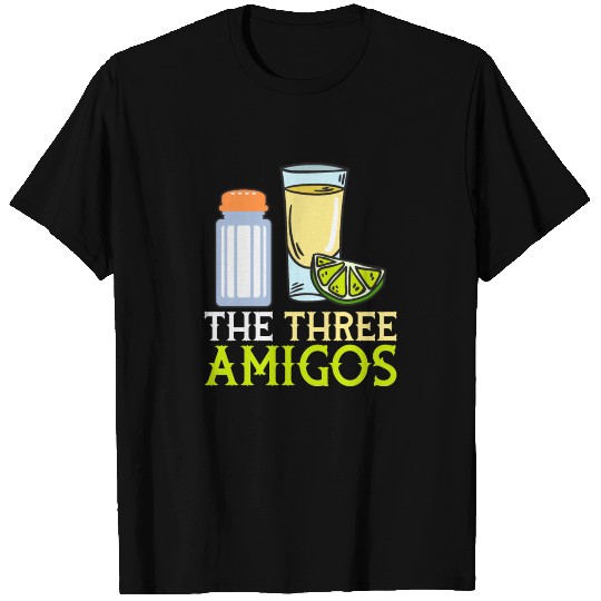 The Three Amigos Tequila Lime Salt Cinco De Mayo T-shirt