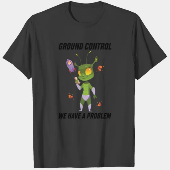 Aliens - Major Bowie We Have A Problem - Scientist T-shirt