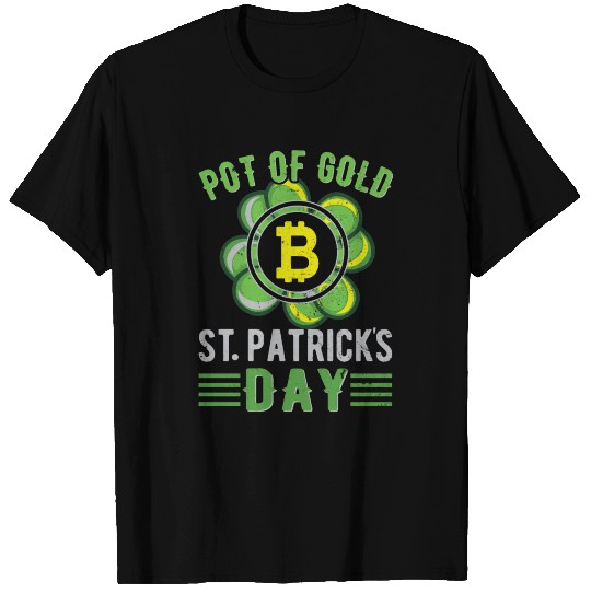 Saint Patrick's Day: Pot of Gold & Bitcoin T-shirt