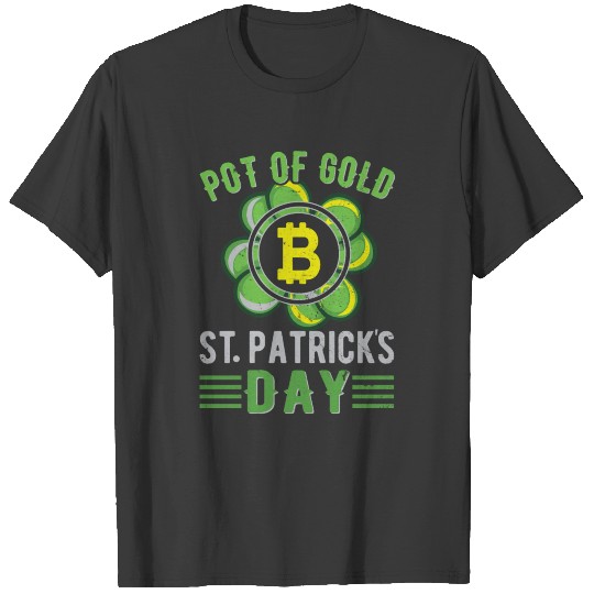 Saint Patrick's Day: Pot of Gold & Bitcoin T-shirt