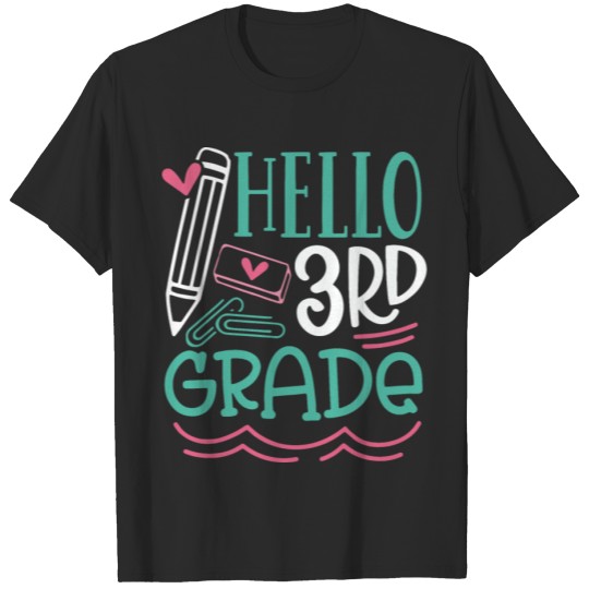 Discover hello 3rd grade! (white) T-shirt
