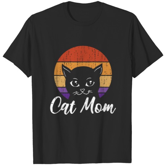 Cat Mom For Cat Lovers Mother's Day T-shirt