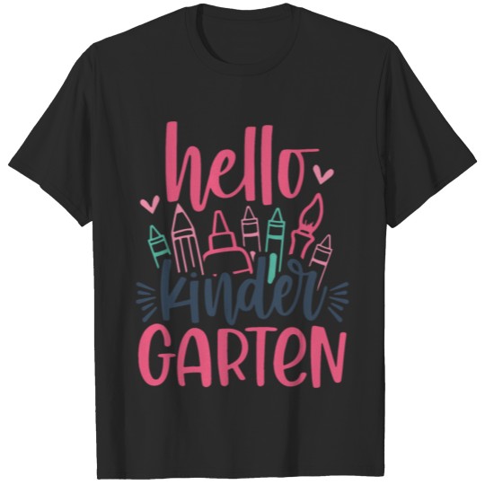 Discover hello kindergarten T-shirt