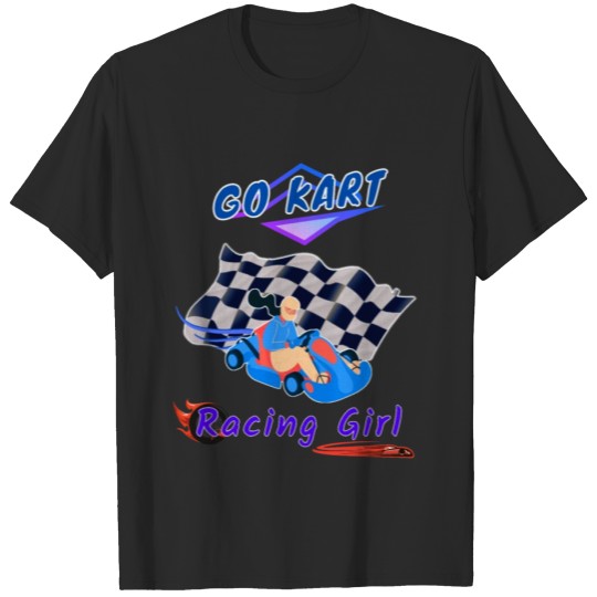 Discover Go kart racing girls T-shirt