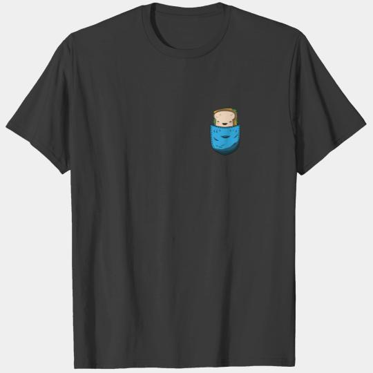 Sandwich Breast Pocket Gift T-shirt