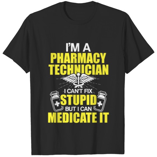 Discover Pharmacy Technician Medicate Certified Pharma T-shirt