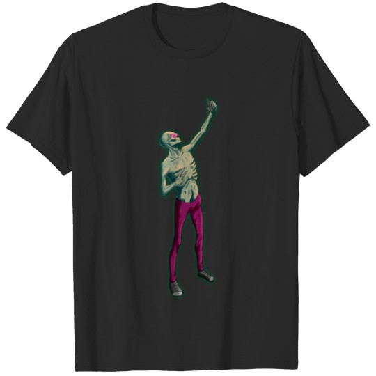 Aesthetic Hipster Zombie Selfie v5 T-shirt