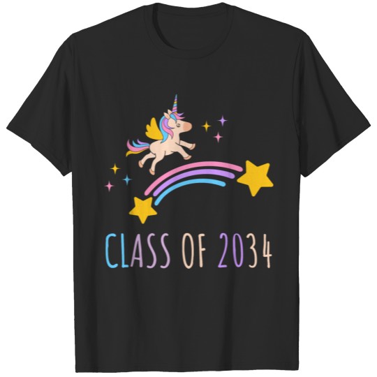 Discover class of 2034 unicorn kindergarten kindergardener T-shirt