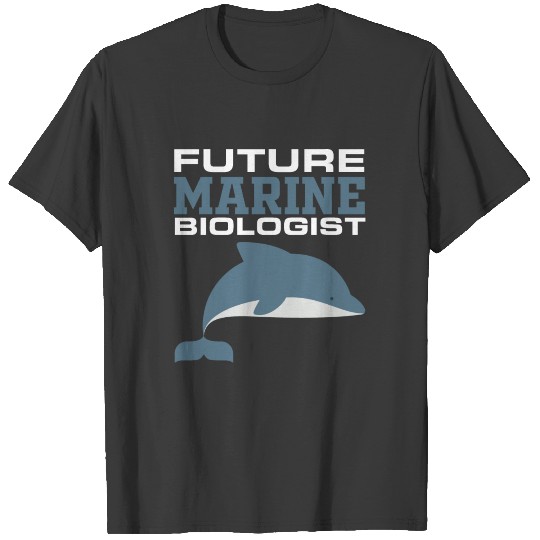 Marine Biologists Dolphin Scientist Funny Aquarist T-shirt