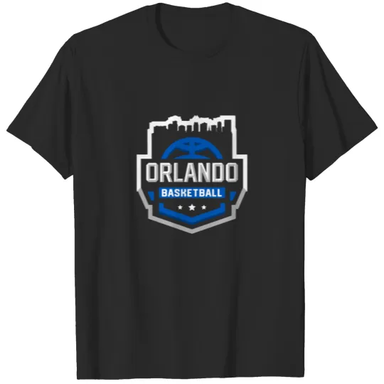 Classic Orlando Basketball Stars Skyline T-shirt