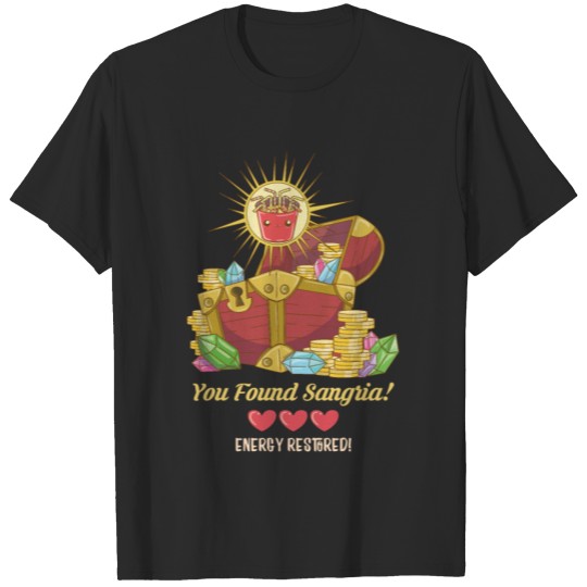 Discover You found Sangria Energy Restored, Treasure Video T-shirt