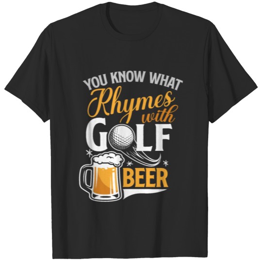 Discover Golf Player Golfer Golf Grandpa Funny Golfing T-shirt