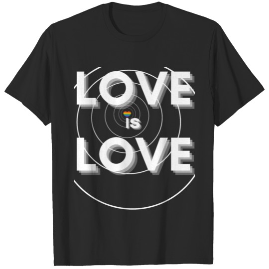 Love is love. LGBT Shirts Women Rainbow Tee T-shirt