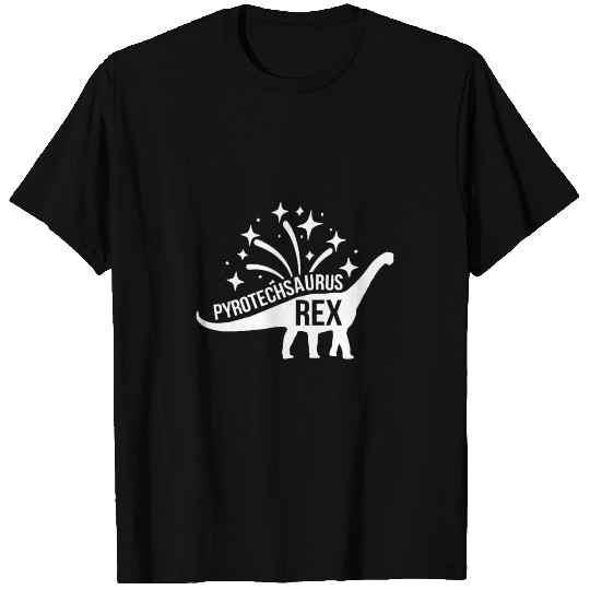 Pyrotechnician Saurusrex Fireworks Pyrotechnics T-shirt