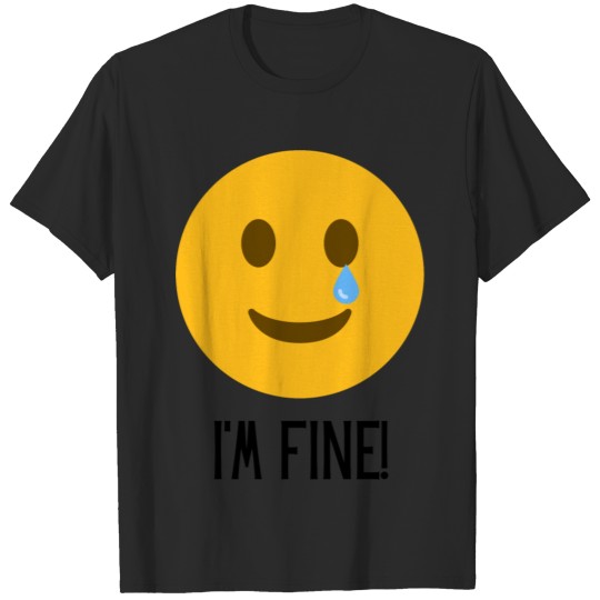 sad happy face T-shirt