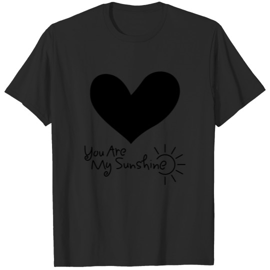 Discover Youre My Sunshine Black T-shirt