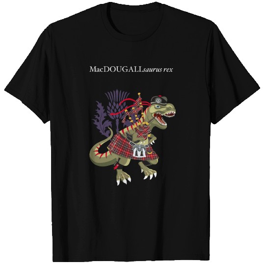 Clanosaurus Rex MacDOUGALLsaurus MacDougall Tartan T-shirt