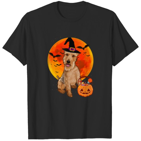 Discover Welsh Terrier Dog Halloween Jack O Lantern Pumpkin T-shirt