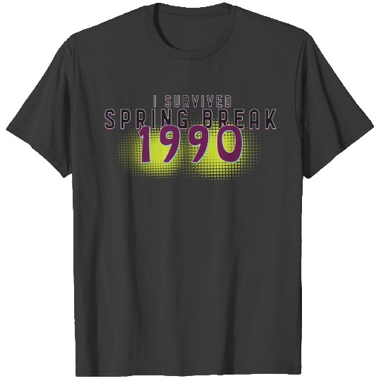 "1990 I Survived Spring Break" T-shirt